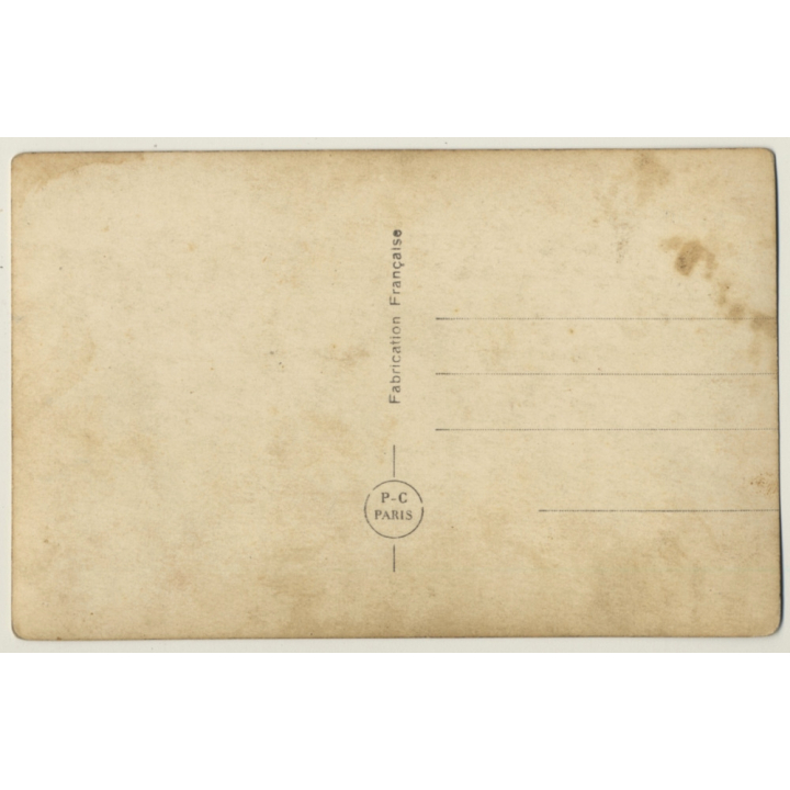 P.C. Paris 1483: Pretty French On Dressing Table / Boudoir - Risqué (Vintage RPPC ~1910s/1920s)