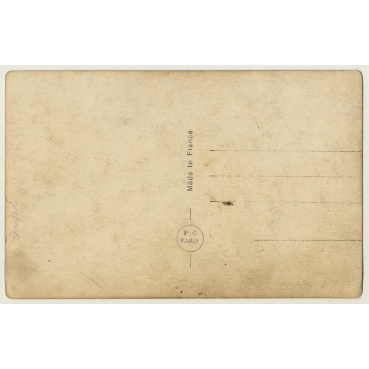 P.C. Paris 1289: Pretty French In Lingerie / Boudoir - Risqué (Vintage RPPC ~1910s/1920s)