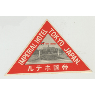 Imperial Hotel - Tokyo / Japan (Vintage Luggage Label)
