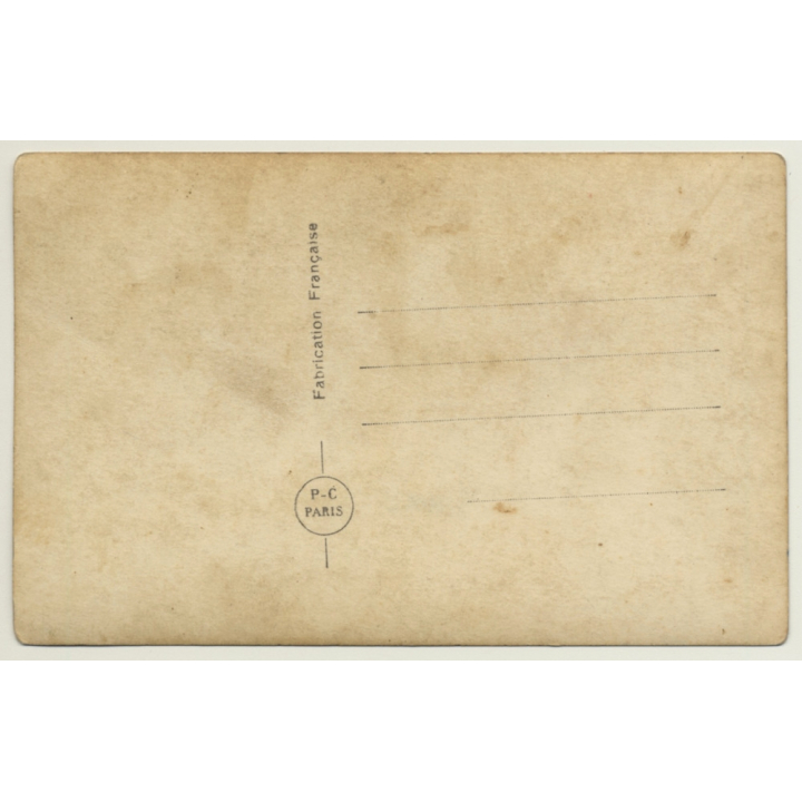 P.C. Paris 1486: Pretty French Lingers On Chaiselongue / Boudoir - Risqué (Vintage RPPC ~1910s/1920s)