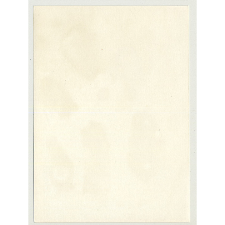 Longhaired Nude Female On 70s Lounge Chair / Perky Boobs (Vintage Amateur Photo)