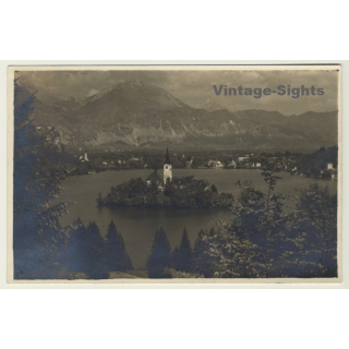 Bled / Slovenia: Blejski Otok / Marienkirche - Island (Vintage RPPC 1928)