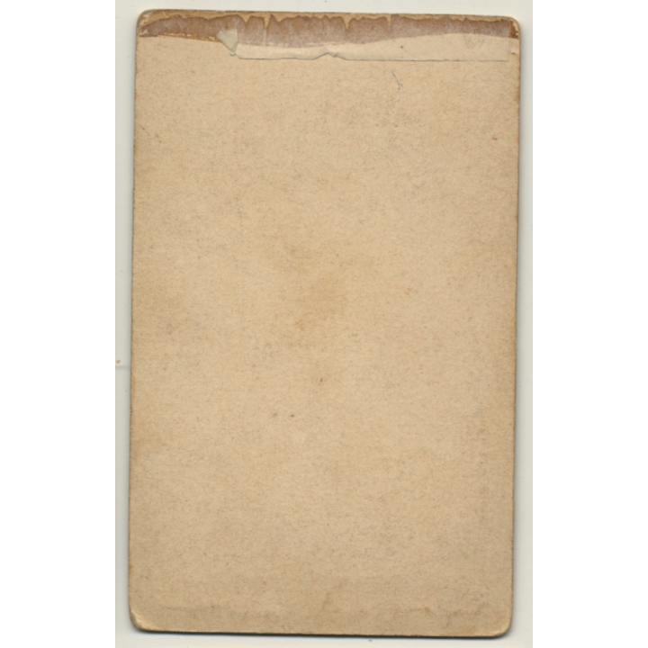 Portrait Of Unidentified Belgian Woman / Updo (Vintage Carte De Visite / CDV ~1880s/1890s)