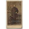 Belgium: Portrait Of M. De Bouvere (Vintage CDV / Carte De Visite ~1860s/1870s)