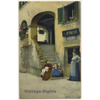 Volosko / Croatia: Restaurant Konoba Tramerka (Vintage Artist PC)