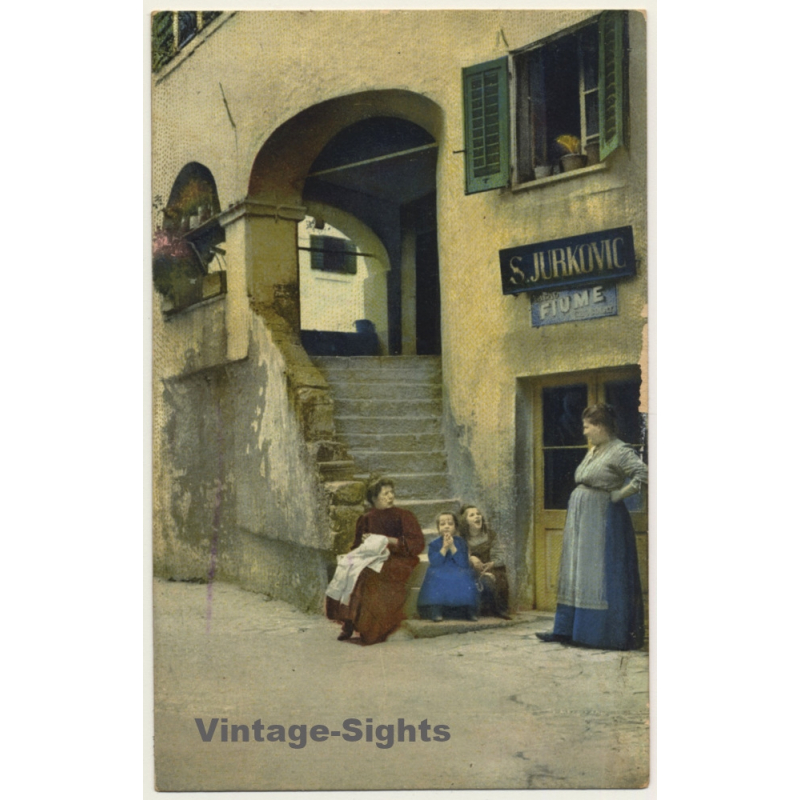 Volosko / Croatia: Restaurant Konoba Tramerka (Vintage Artist PC)