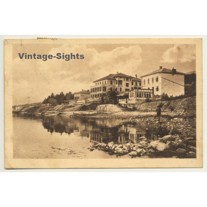 Crikvenica / Croatia: Villas On The Coast / Sea Shore (Vintage PC 1925)