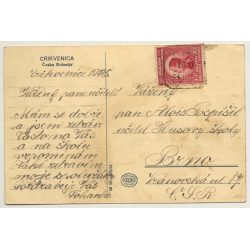 Crikvenica / Croatia: Villas On The Coast / Sea Shore (Vintage PC 1925)