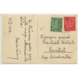 Rogaška Slatini / Slovenia: Sveti Križ - Holy Cross Parish Church (Vintage RPPC 1932)