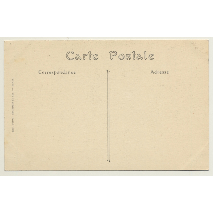 Africa: Beauté Noire / Semi Nude - Ethnic (Vintage PC ~1910s/1920s)