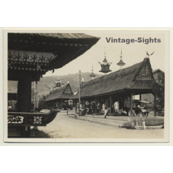 China: Chinese Temple - Pagoda House *1 (Vintage RPPC  ~1930s/1940s)