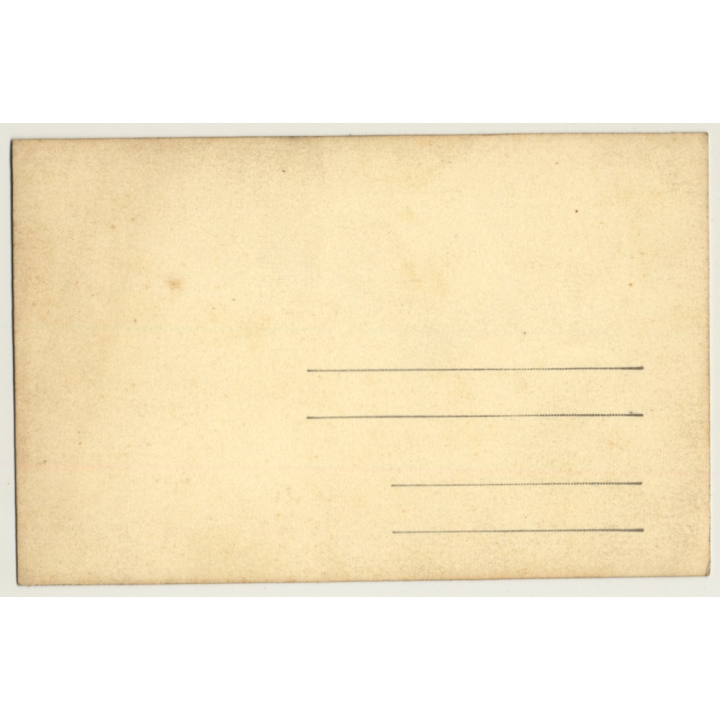 Portrait Of Unidentified Belgian Man *5 / Pensive (Vintage RPPC ~1910s/1920s)