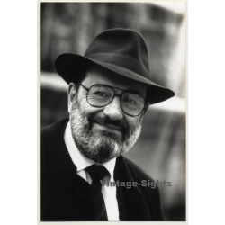 Anne Selders / Grasset: Umberto Ecco (Vintage Photo  ~1980s)