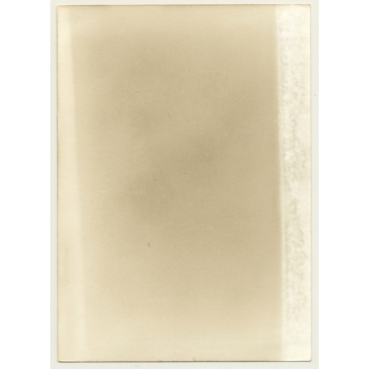 Tall Slim Nude On Flocati Blanket In Lounge Chair (Vintage Photo GDR ~1970s/1980s)