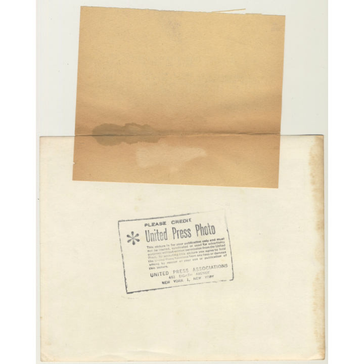 Boxing: Floyd Patterson VS Tommy Hurricane Jackson KO (Vintage Press Photo July 29th 1957)