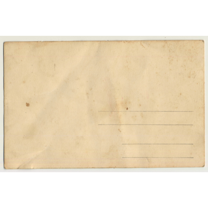 Spanish Soldier In Uniform / Moustache (Vintage RPPC ~1920s)