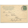New Year Greetings: Fröhliches Neues Jahr - Horseshoe (Vintage PC Germany 1905)