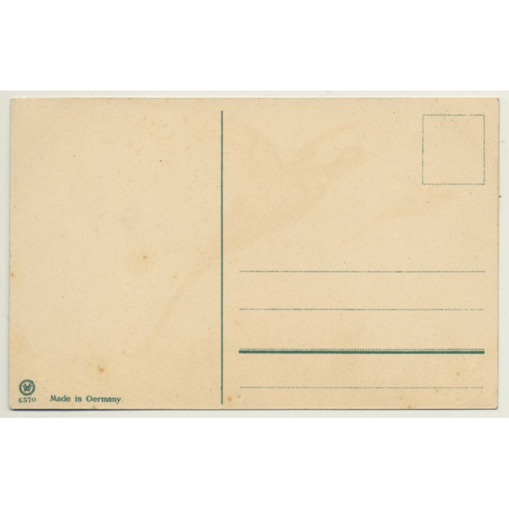 2 Flying Pheasants / Faisan - Poultry (Vintage Artist PC)