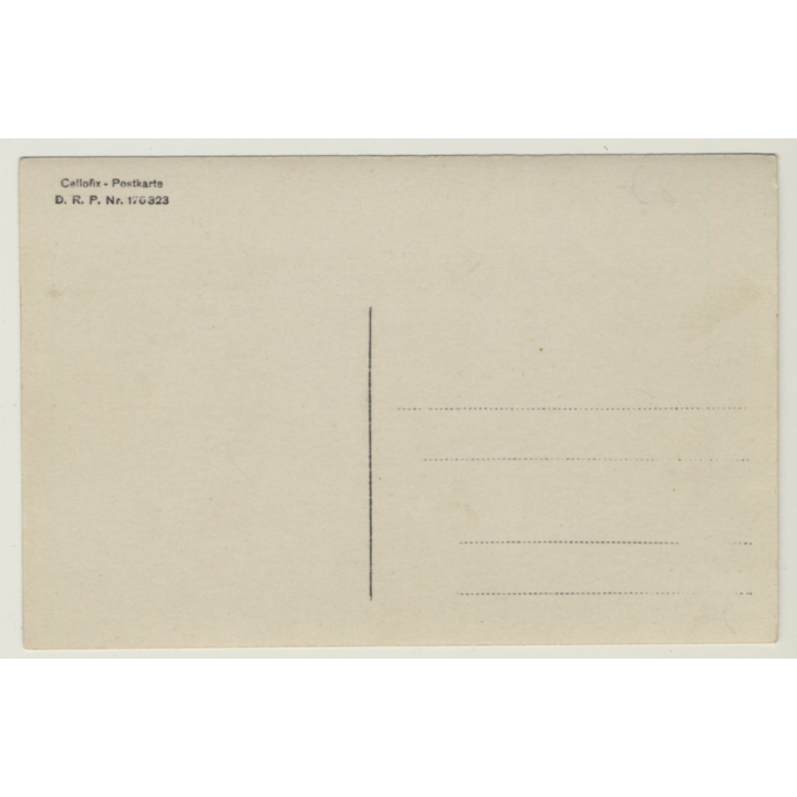 3 Swans On Lake / Poultry (Vintage Cellofix RPPC ~1910s)