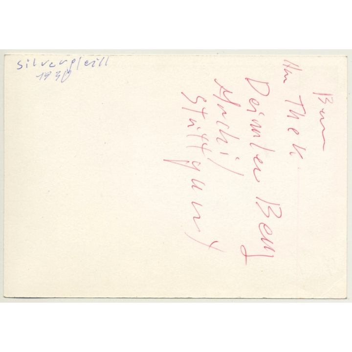 1930 Silberpfeil In Action / Daimler Benz Archive (Vintage Print 1980s/1990s)