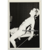 Slim Blonde Nude In Bondage *3 / Tied To Chair - BDSM (Vintage Photo ~1960s)