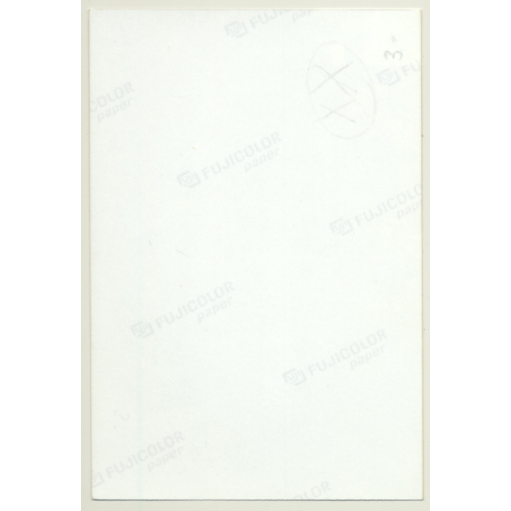 Shorthaired Nude Lingers On Couch / Legs (Vintage Photo Germany ~1990s)