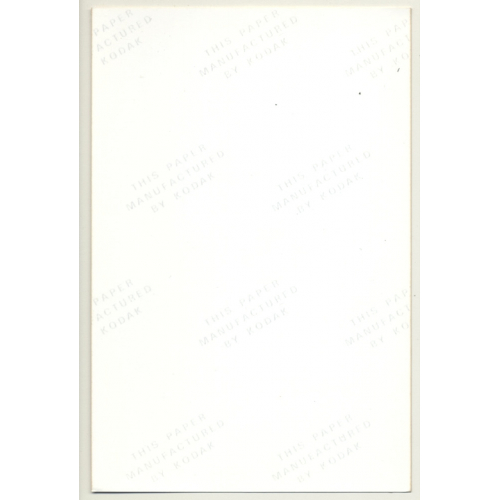 Darkskinned Nude In Front Of Bathroom Mirror (Vintage Photo France ~1990s)