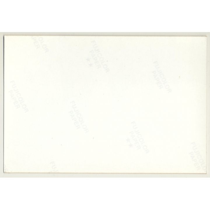 2 Pretty Darkhaired Nudes On Red Blanket / Boobs (Vintage Photo France 1990s)