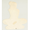 Topless Blonde Beach Girl *3 / Pinup - Risqué (Vintage Die Cut Sticker ~1980s)