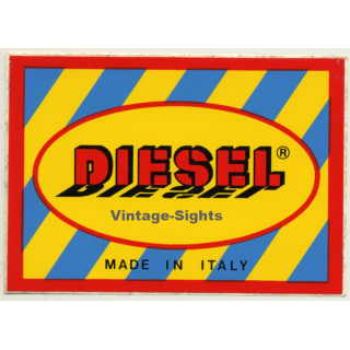 Diesel Denim Label - Jeans (Vintage Sticker ~1980s)
