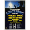 4th Golden Summernight Concert: Iron Maiden - Motörhead - Foreigner (Vintage Sticker 1981)