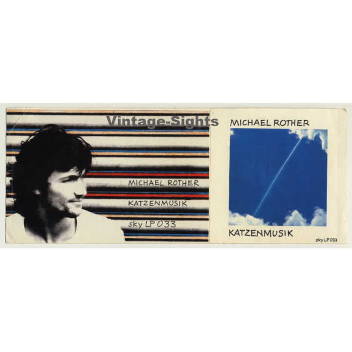 Michael Rother / NEU!: Katzenmusik (Vintage Sticker 1979)