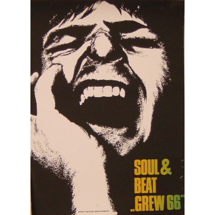 Soul & Beat 'Crew 66' / Roland Korndörffer (Vintage Screen Printed Concert Poster)