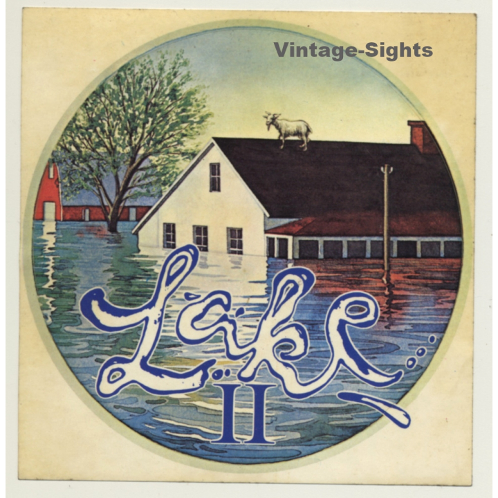 Lake II / CBS (Vintage Promo Sticker 1978)