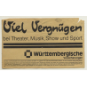 Tina Turner Break Every Rule '87 Ticket Stuttgart - Used (Vintage Memorabilia)