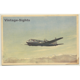 Scandinavian Airlines System SAS Douglas DC-6 / Aviation (Vintage PC ~1950s)