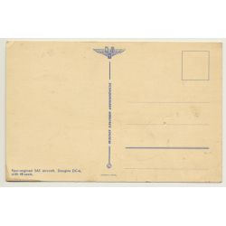 Scandinavian Airlines System SAS Douglas DC-6 / Aviation (Vintage PC ~1950s)