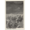 Deutsche Taube Bekämpft Engländer Mit Ihren Hilfstruppen WW1 (Vintage PC ~1910s)