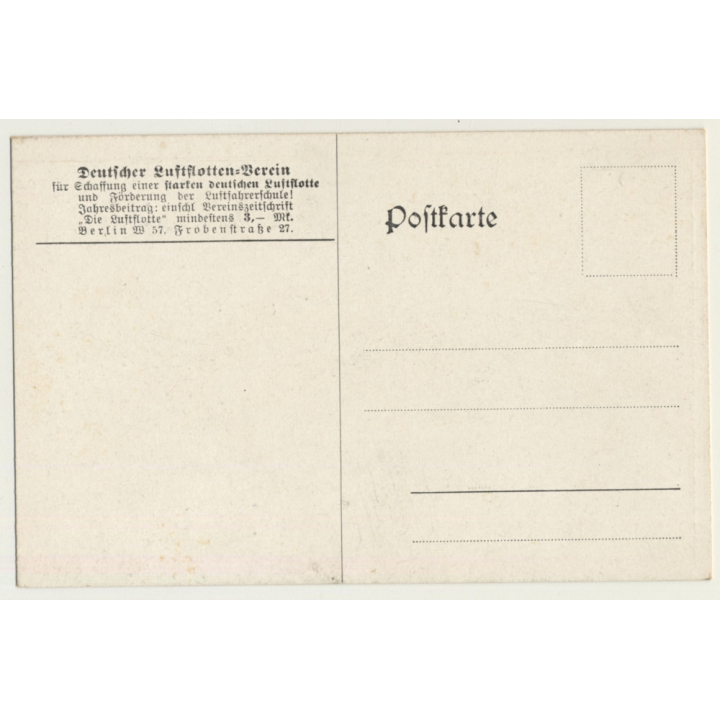 Deutsche Taube Bekämpft Engländer Mit Ihren Hilfstruppen WW1 (Vintage PC ~1910s)