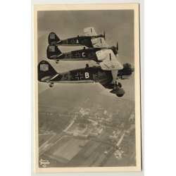Heinkel HS 123 / Sturzkampf Einsitzer (Vintage RPPC 1944)