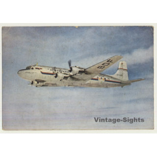 Scandinavian Airlines System SAS Douglas DC-6 *2 / Aviation (Vintage PC ~1950s)