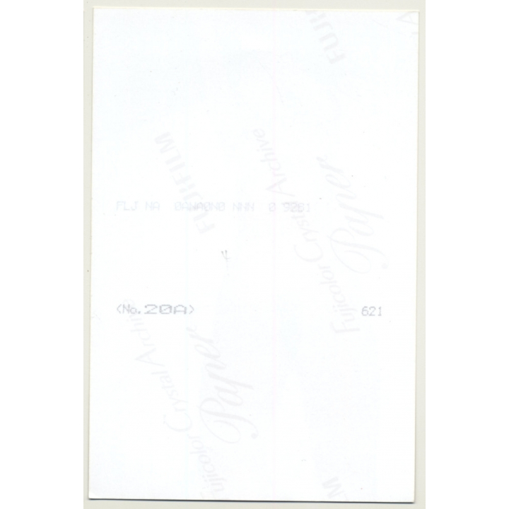 Sporty Nude Woman Stretches Out On Bed *2 / Tan Lines (Vintage Photo Serbia 1990s)