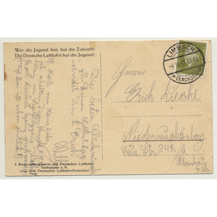 Unsere Kleinste Jungfliegergruppe / Model Planes (Vintage PC 1932)