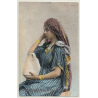 Lichtenstern & Harari: Fille Arabe - Headdress (Vintage PC Ethnic ~1910s/1920s)