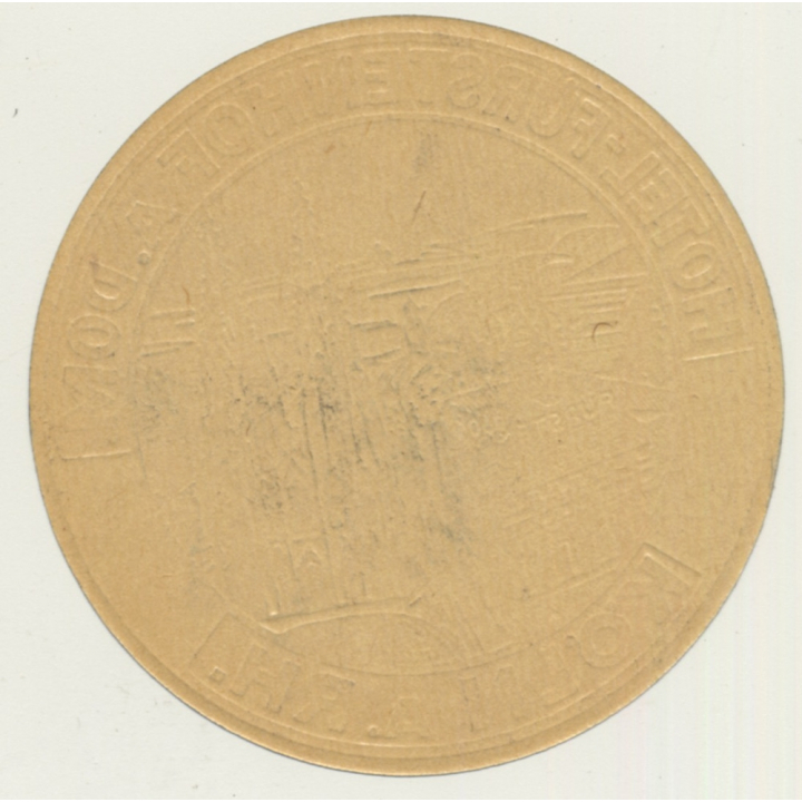 Köln A. Rh. / Germany: Hotel Fürstenhof A. Dom (Vintage Luggage Label)