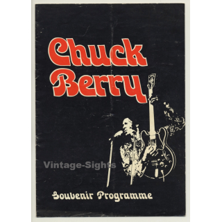 Chuck Berry - Souvenir Programme (Vintage Belgian Tour Programm 1976)