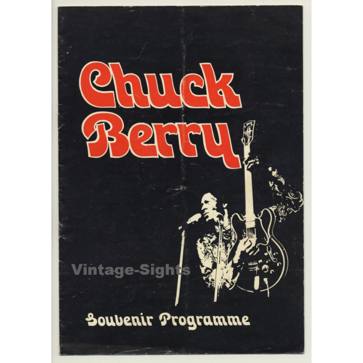 Chuck Berry - Souvenir Programme (Vintage Belgian Tour Programm 1976)