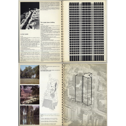 Bruxelles: La Tour Louise / Architecture - M.Lambrichs (Vintage Booklet ~1960s)