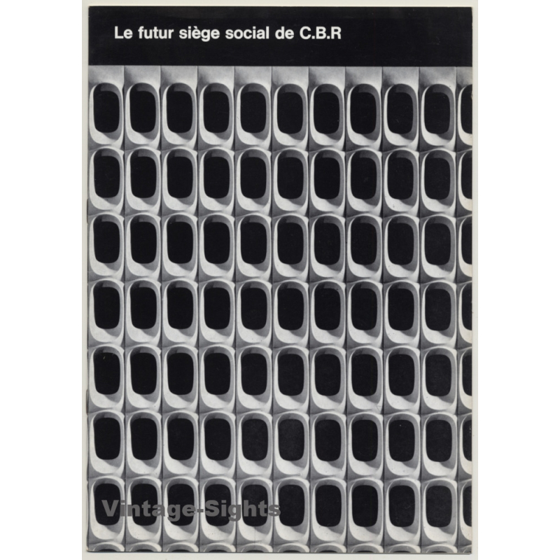 Bruxelles: CBR Building / Architecture - Brodzki - Lambrichs (Vintage Booklet 1969)