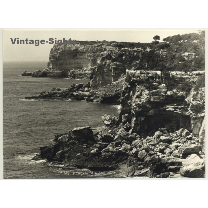 Mallorca Impressions: Westcoast Rock Formations (Vintage Photo  ~1960s)